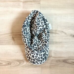 Anthropologie Cotton Leopard Print Hat GUC